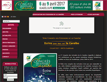 Tablet Screenshot of ecrivainsdelacaraibe.com